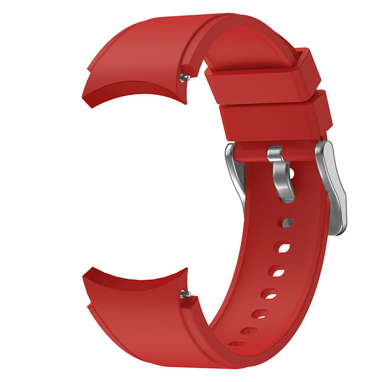 20mm Samsung Galaxy Watch Strap/Band | Red Plain Silicone Strap/Band