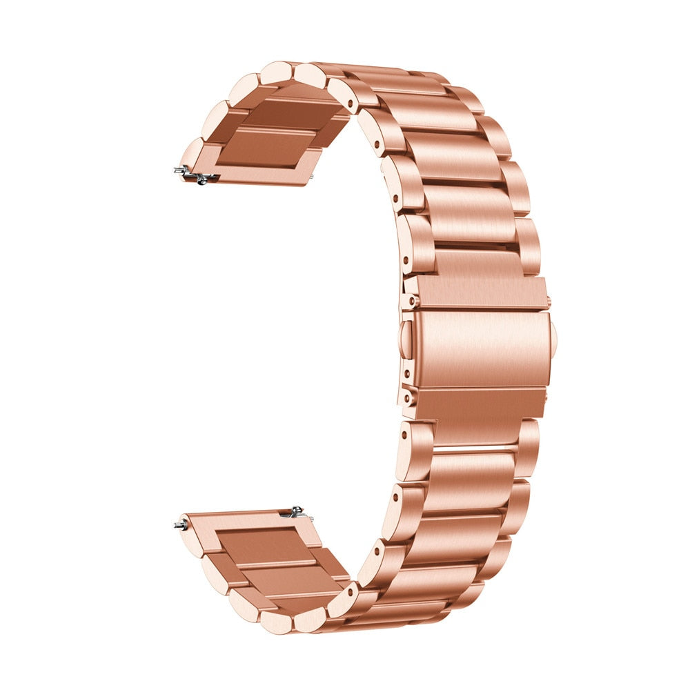 20mm Samsung Galaxy Watch Strap/Band | Rose Gold Vintage Metal Strap/Band