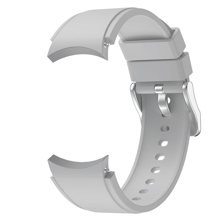 20mm Samsung Galaxy Watch Strap/Band | Light Grey Plain Silicone Strap/Band