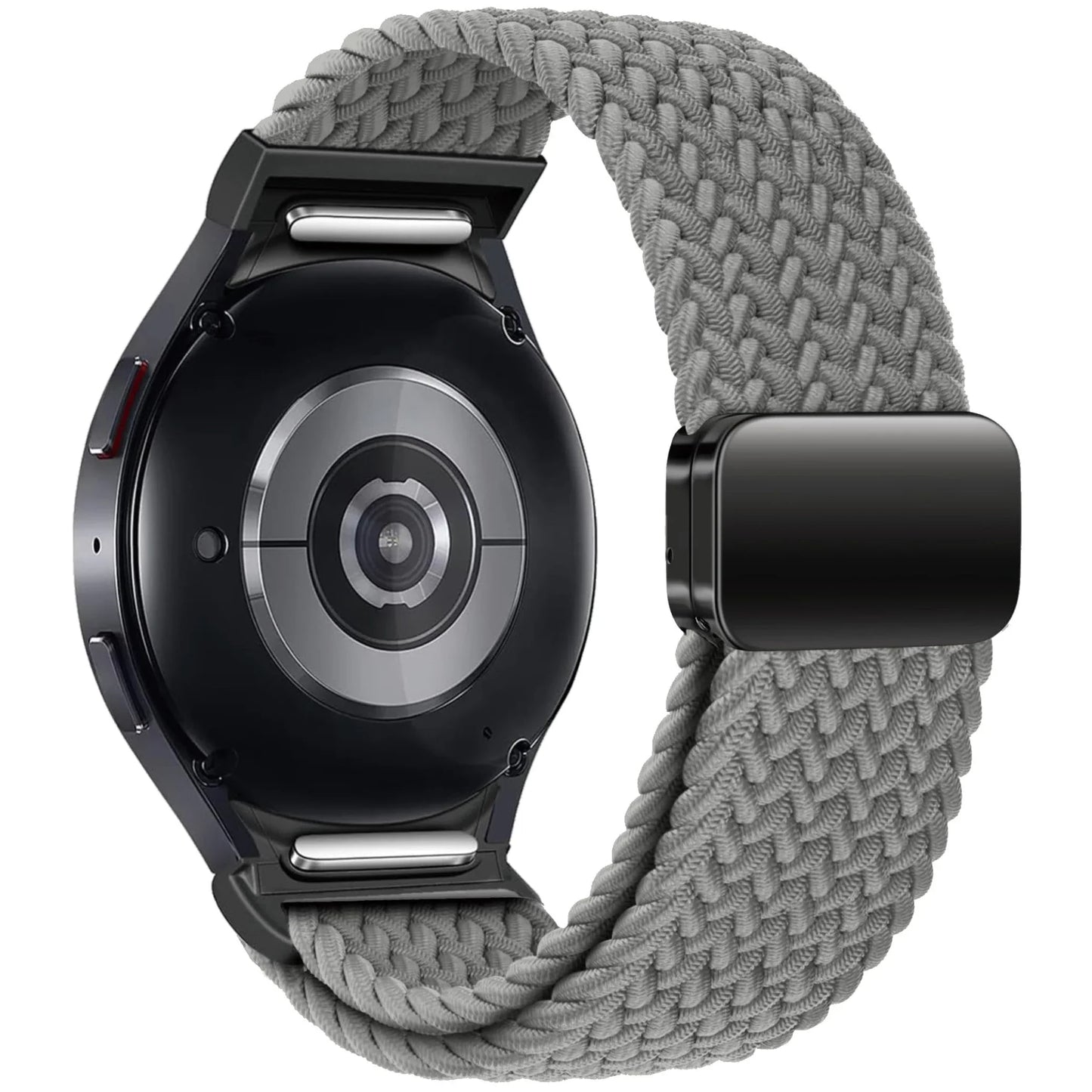20mm Samsung Galaxy Watch Strap/Band | Grey Braided Watch Strap/Band