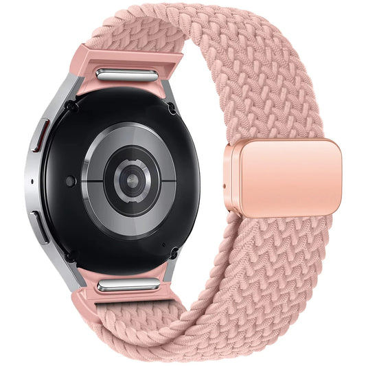 20mm Samsung Galaxy Watch Strap/Band | Sand Pink Braided Watch Strap/Band
