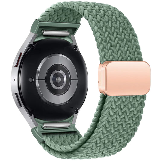 20mm Samsung Galaxy Watch Strap/Band | Olive Green Braided Watch Strap/Band