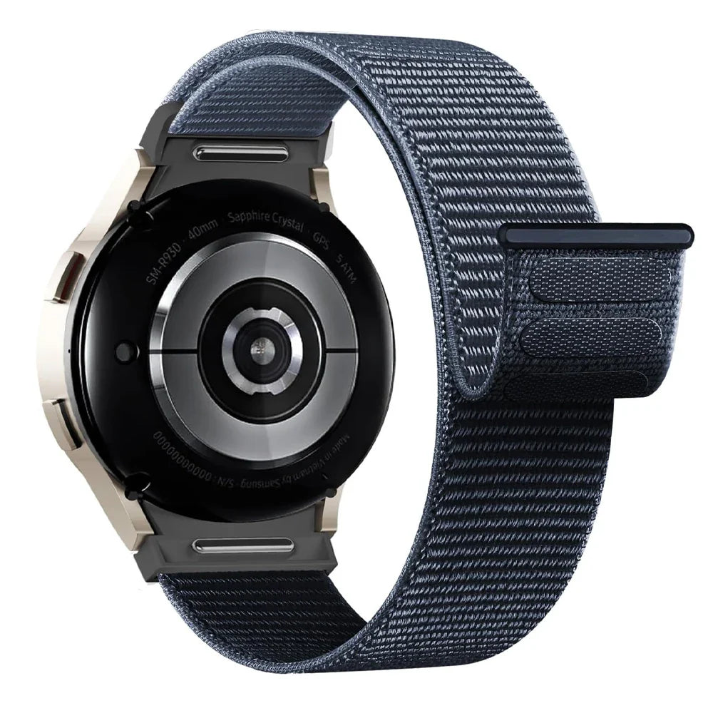 20mm Samsung Galaxy Watch Strap/Band | Dark Blue Nylon Watch Strap/Band