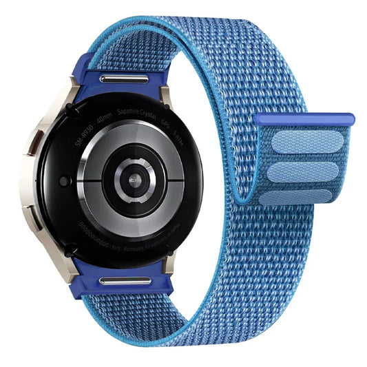 20mm Samsung Galaxy Watch Strap/Band | Light Blue Nylon Watch Strap/Band