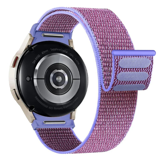 20mm Samsung Galaxy Watch Strap/Band | Lilac Nylon Watch Strap/Band